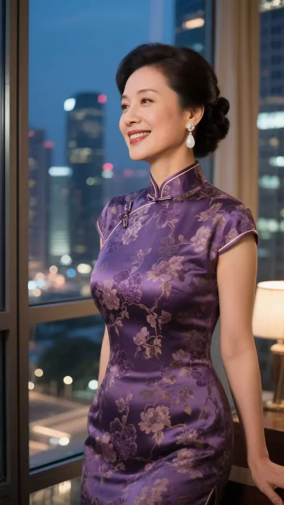 成熟韵味秘诀，48岁阿姨的浪漫生活