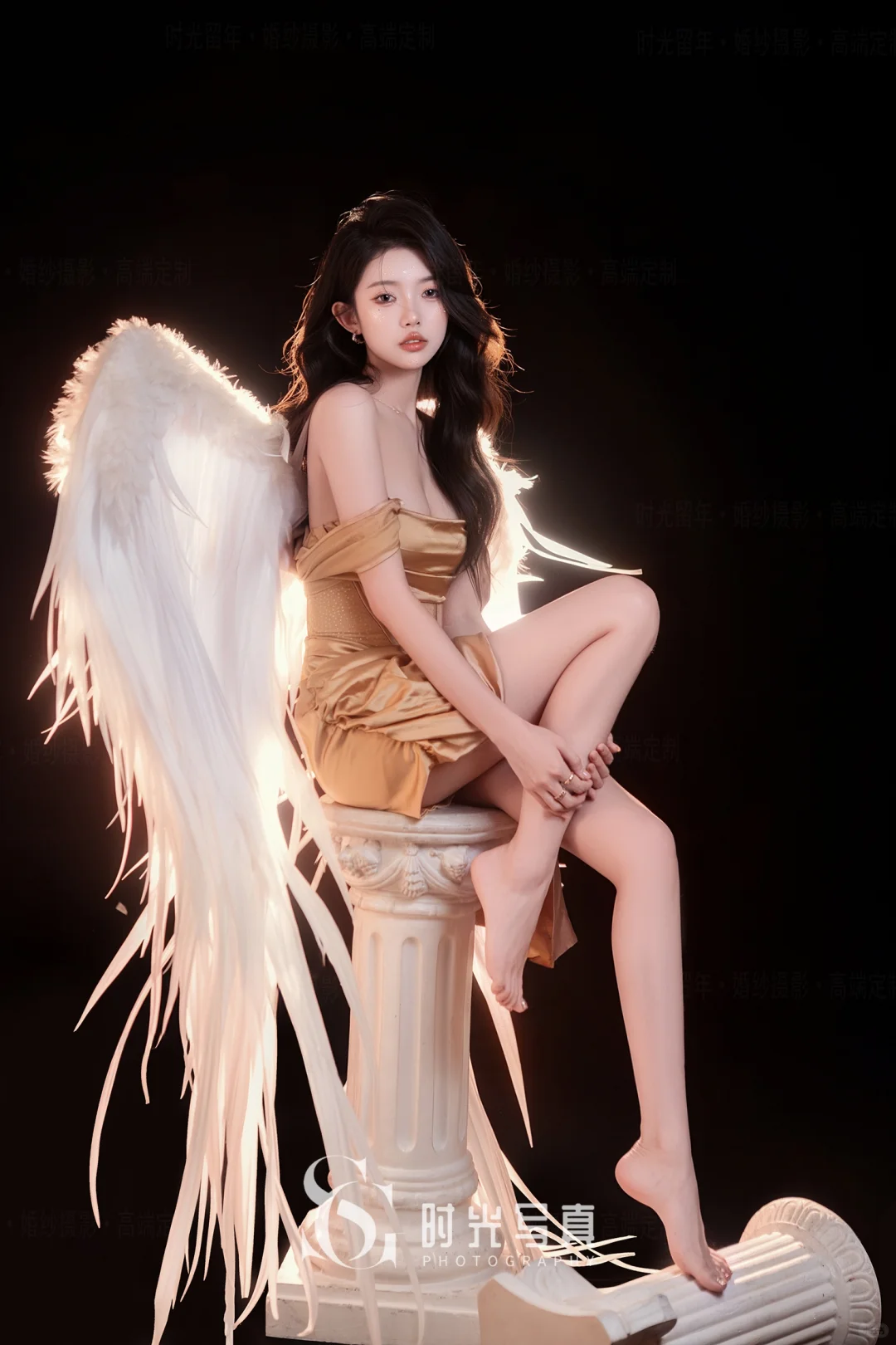 “爱是神洒在她肩上的光”深圳天使写真