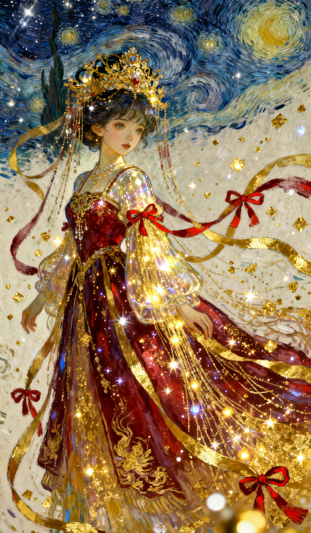 星空下的无尽女神！