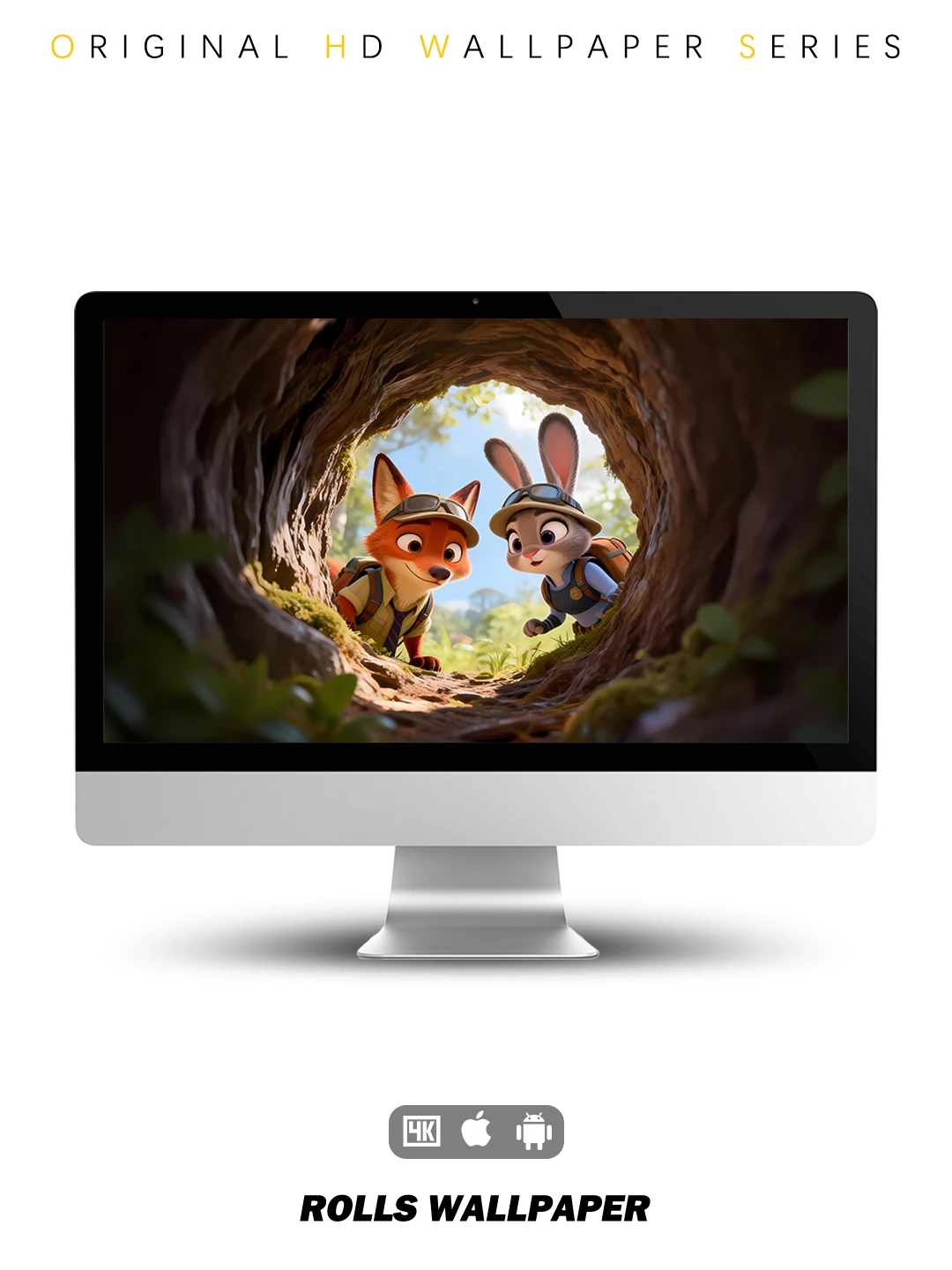 088｜尼克朱迪の探险小分队｜创意静态壁纸