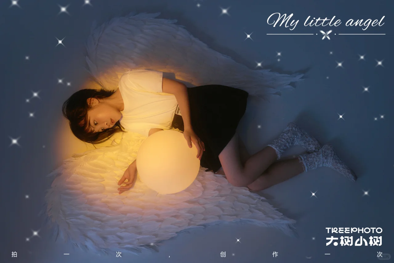 氛围感天使写真✨｜坠入凡间的梦幻之美
