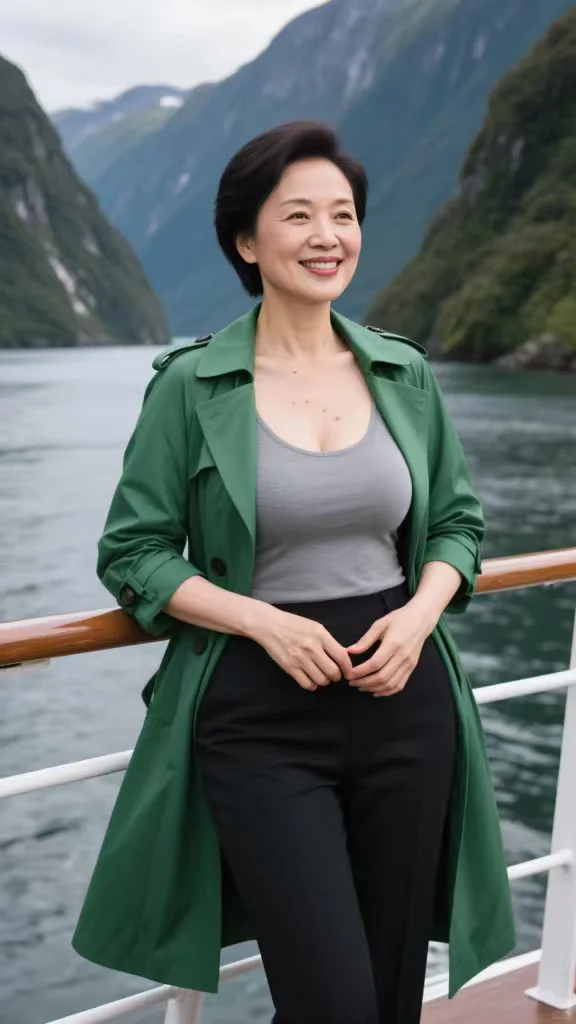 成熟裹满风情，48岁的阿姨闪耀登场