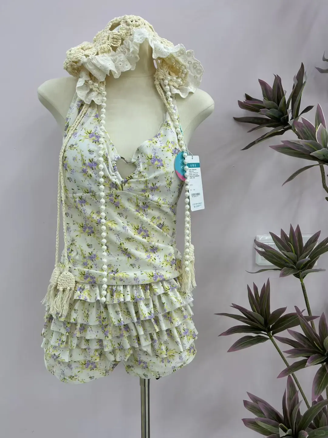 挖到宝！古早甜妹风泳衣也太嗲了吧💐