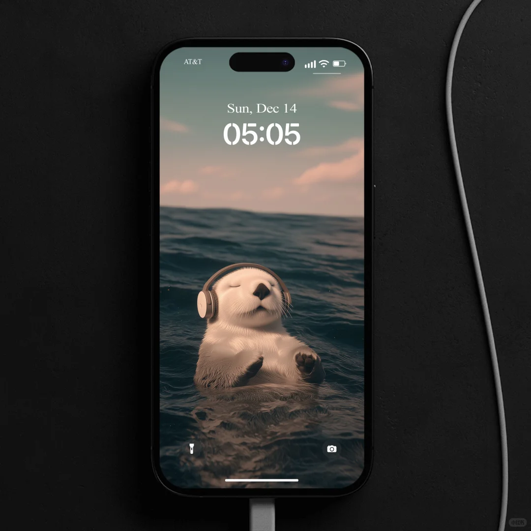 水獭壁纸、可爱到爆了！