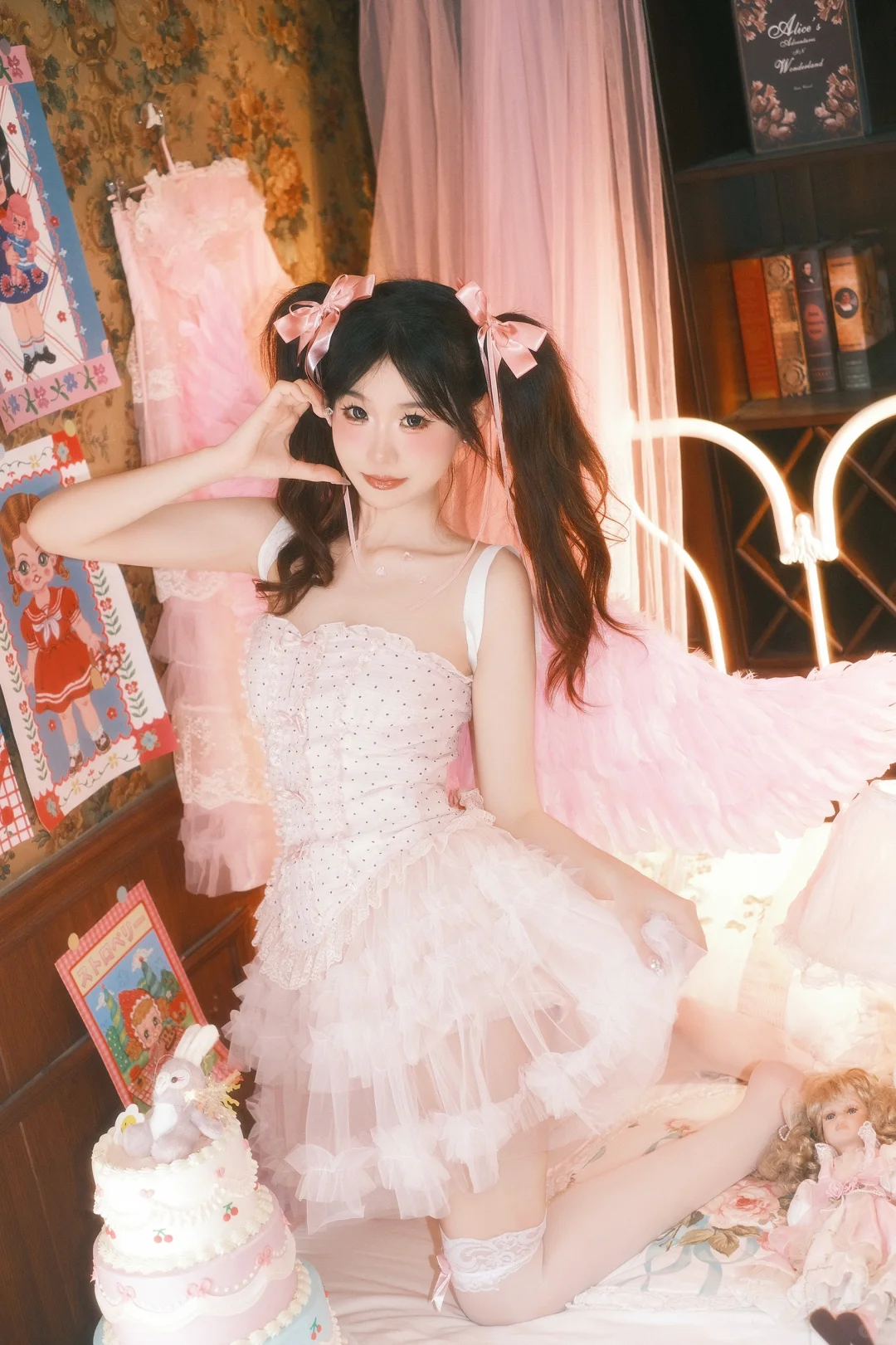 梦幻少女核，粉色💕小天使👼🏻 | 西安约拍