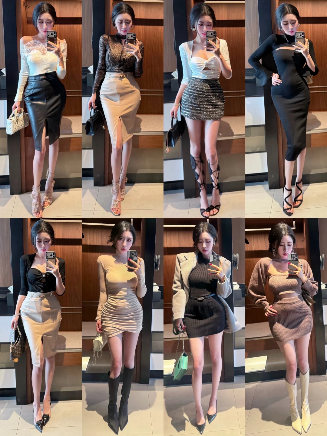 成熟女性的都市精致穿搭