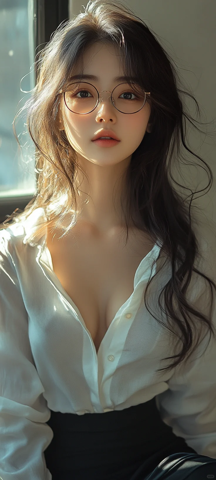 穿上了你喜欢的白衬衫