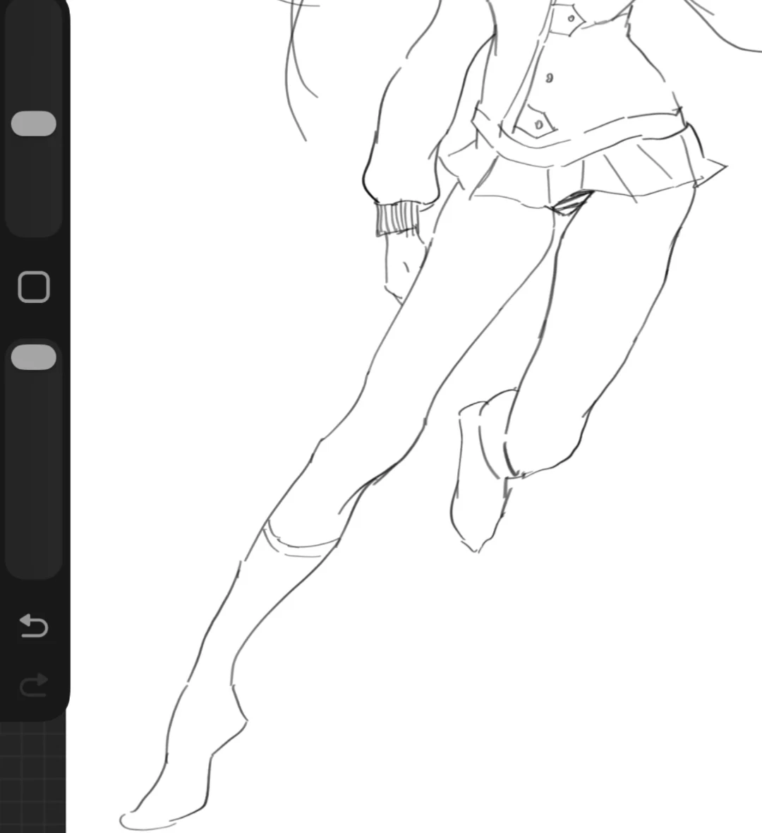 感觉线条还算可以的腿