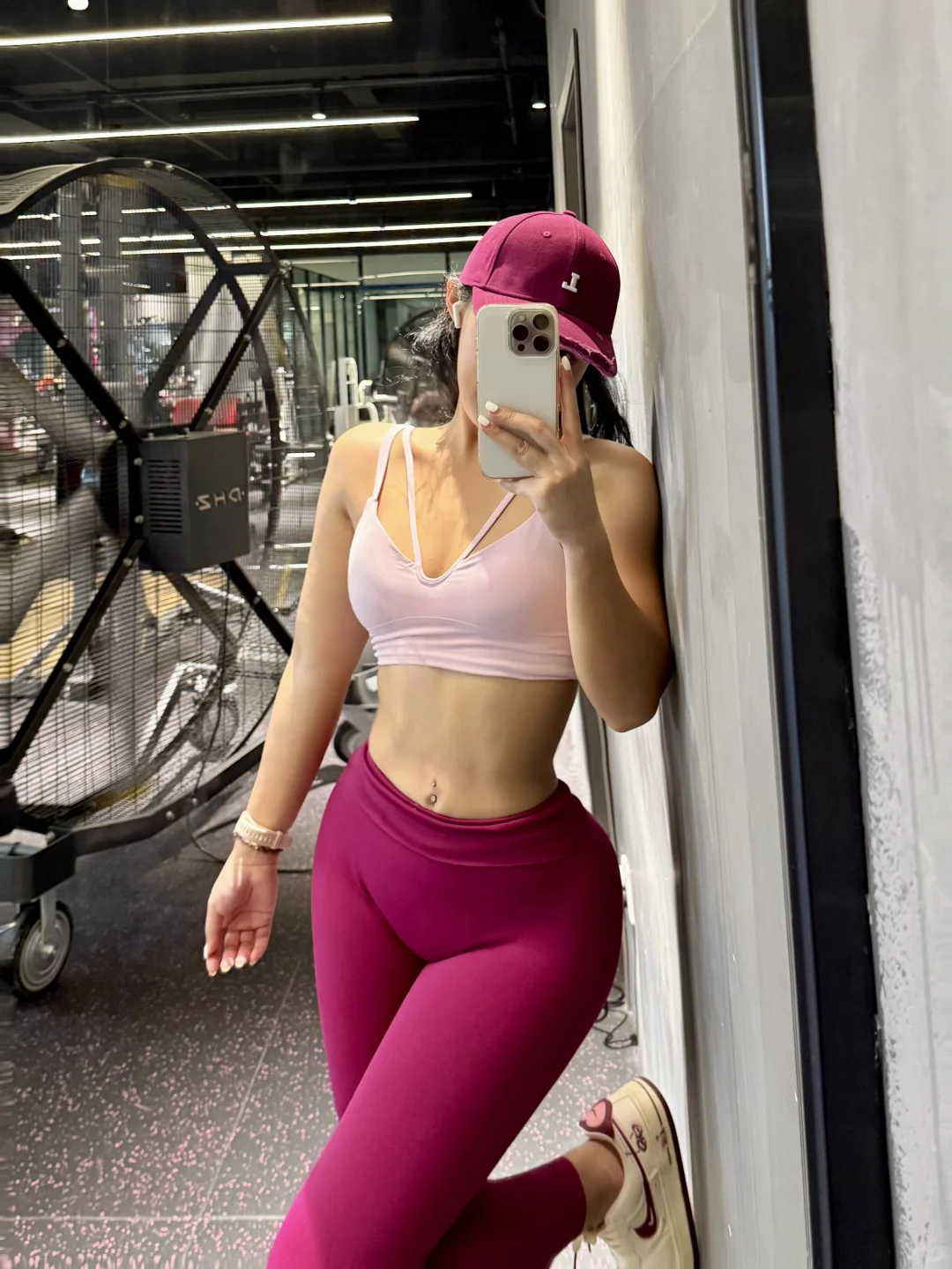 健身穿搭｜粉红女孩🩷今天练了什么