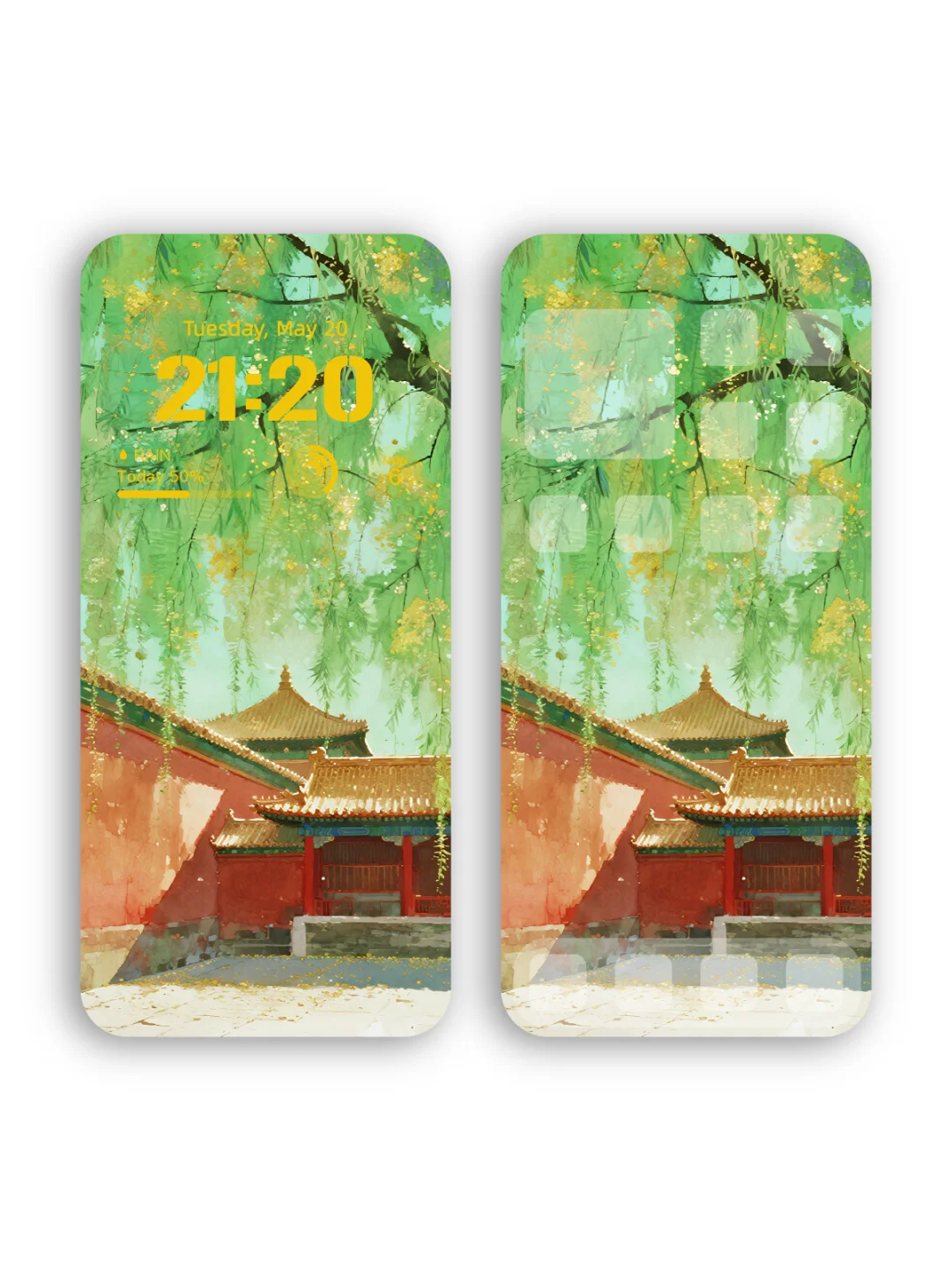 IOS26｜春日杨柳（单图）