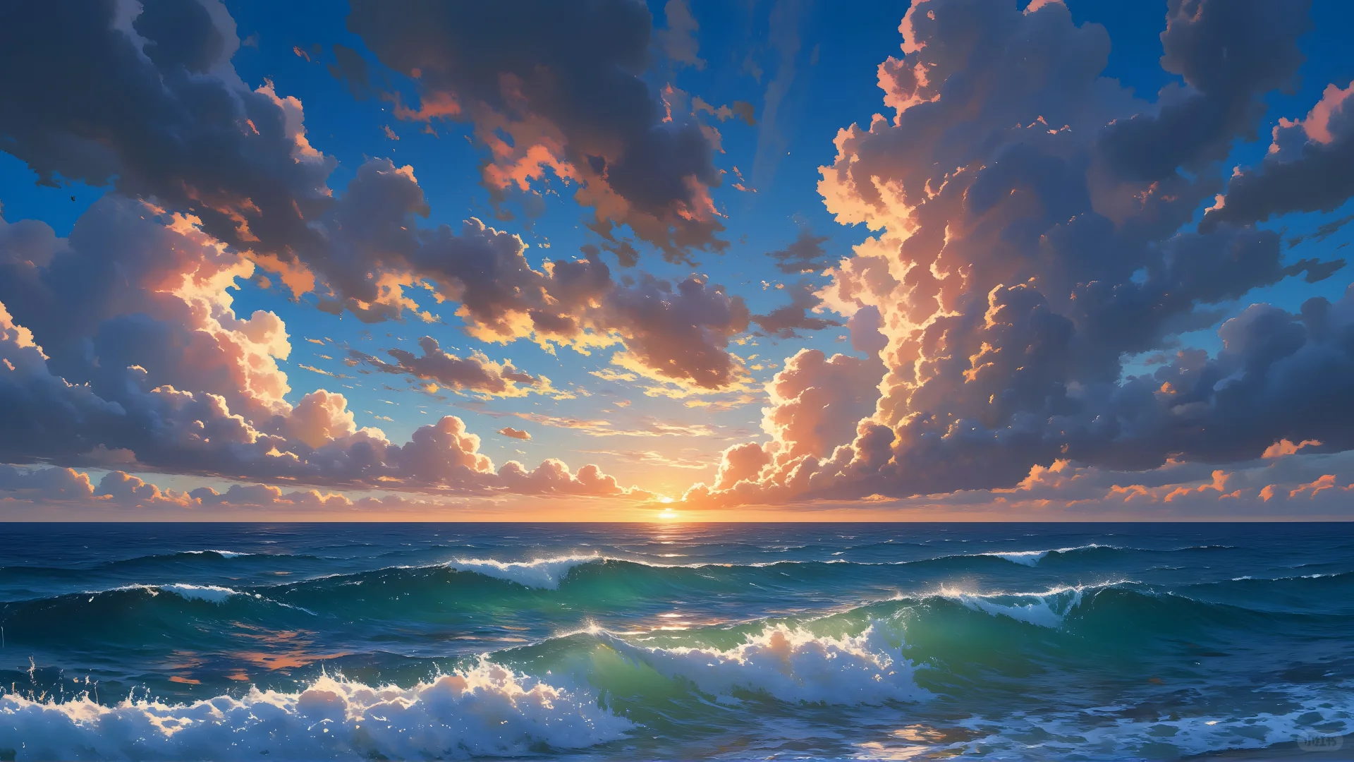 电脑壁纸 22 海边的宁静