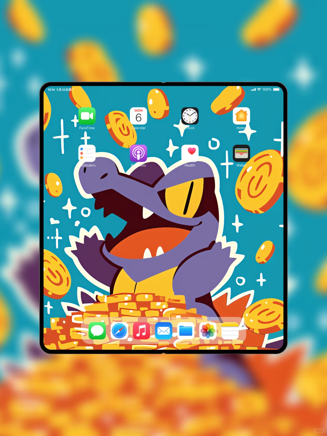 宝可梦壁纸丨小锯鳄：能量开仓，马上牛市