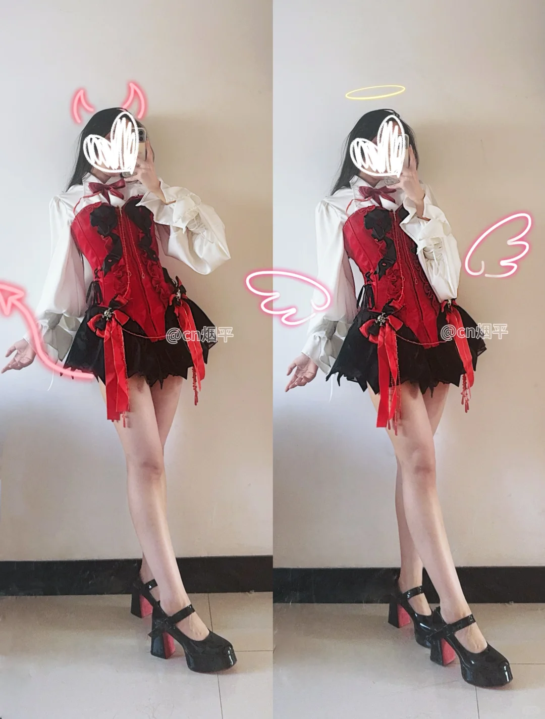 ❤️🖤鱼骨胸衣