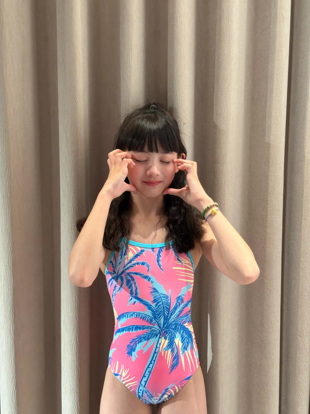 泳娃新泳衣！！！👧今天是椰子树女孩 2.0！！！