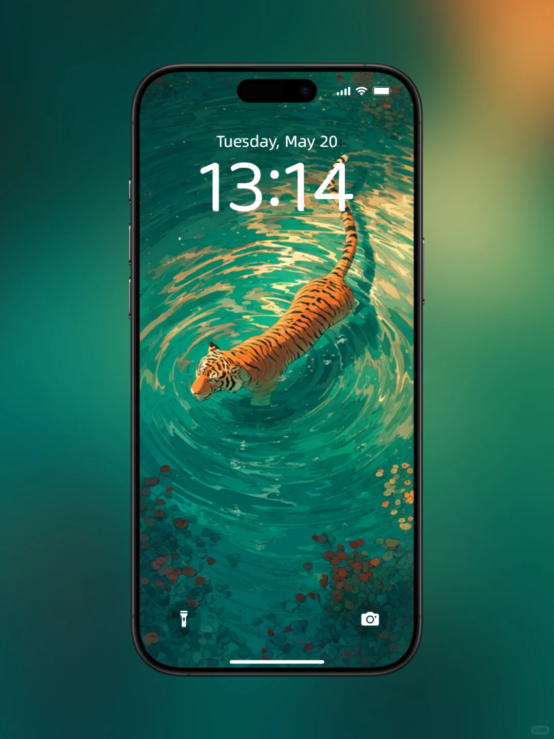 猛兽壁纸 l 虎跃深潭