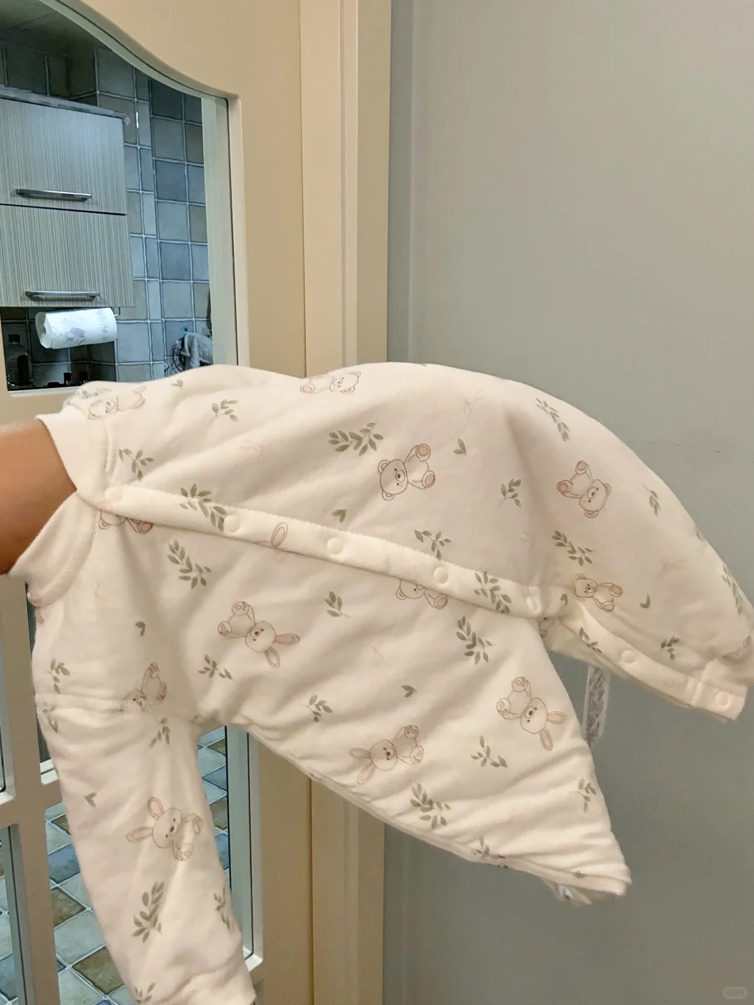 ❤️软fufu婴儿碎花连体衣太好穿啦！！