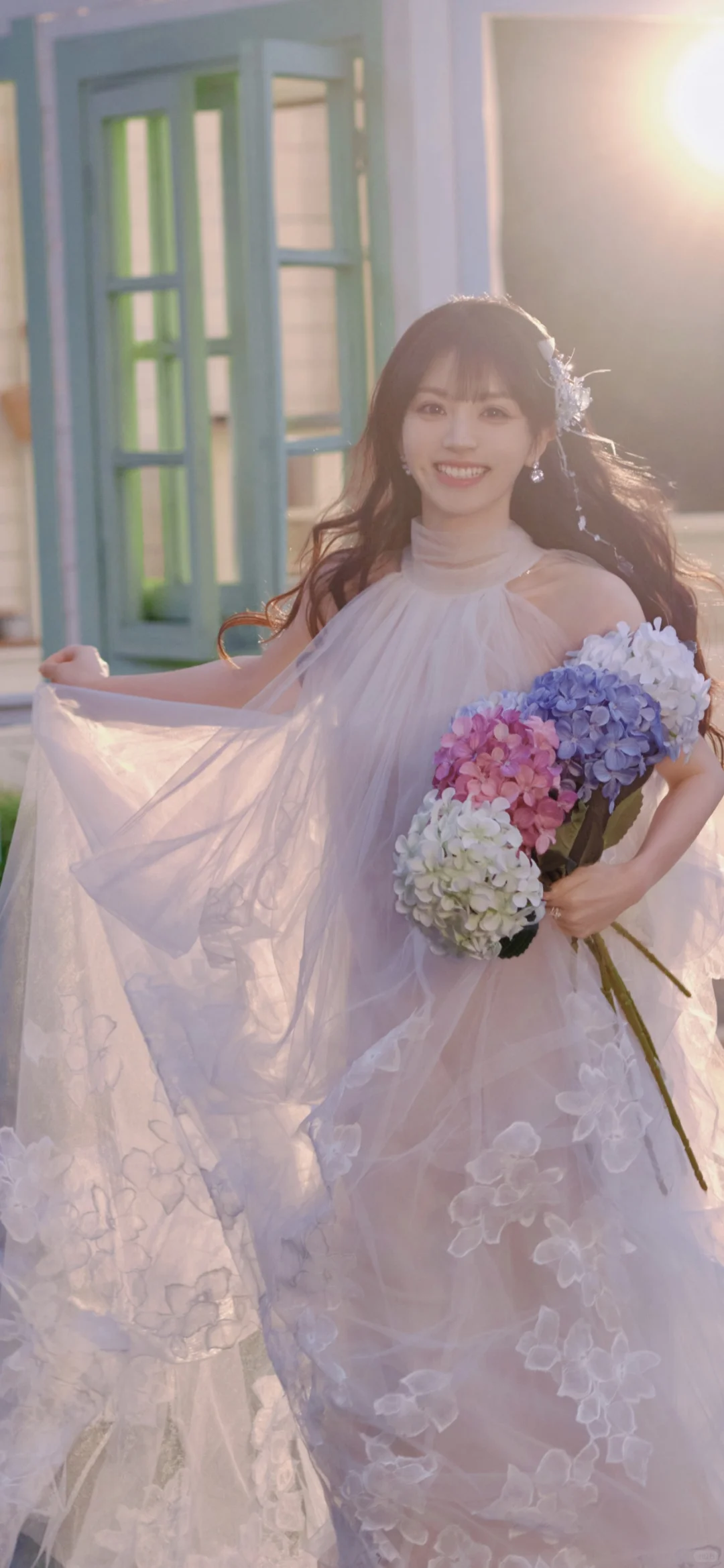 田曦薇壁纸！被这组婚纱照写真美哭了！