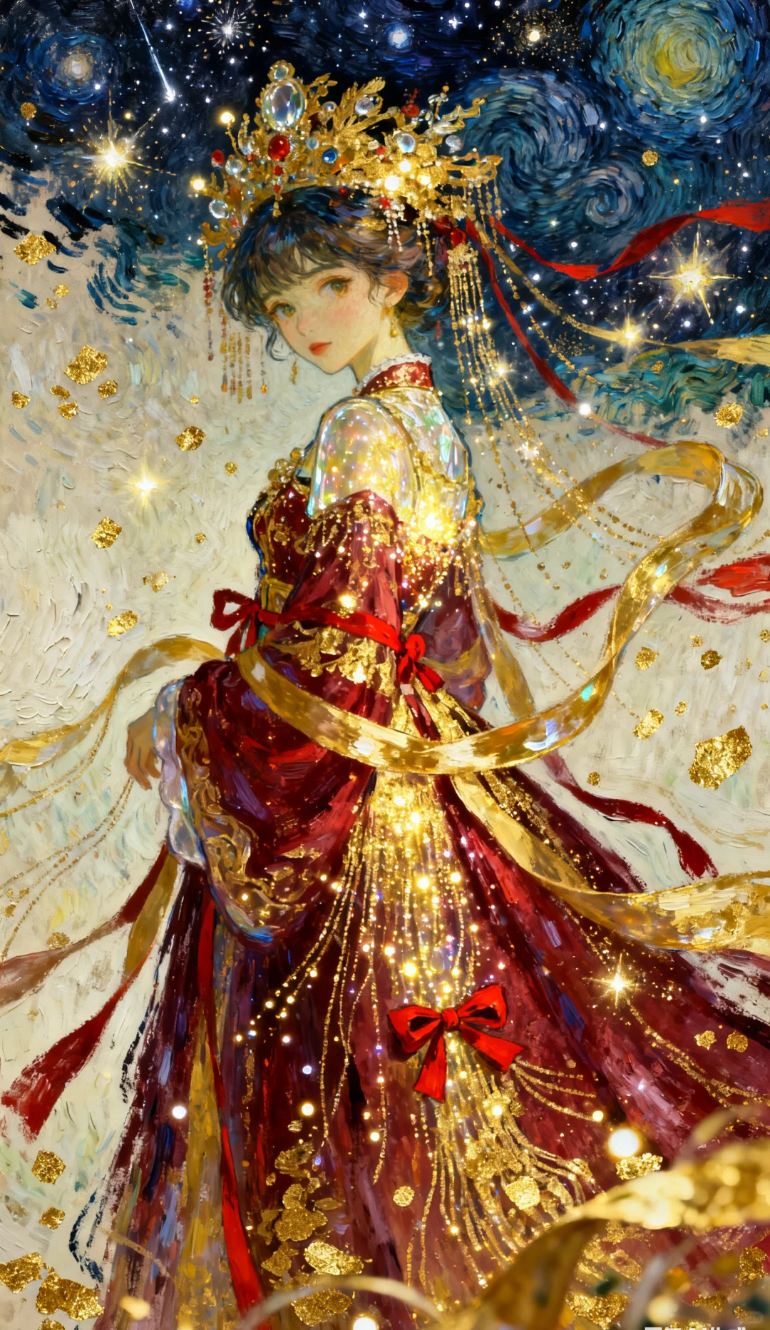 星空下的无尽女神！