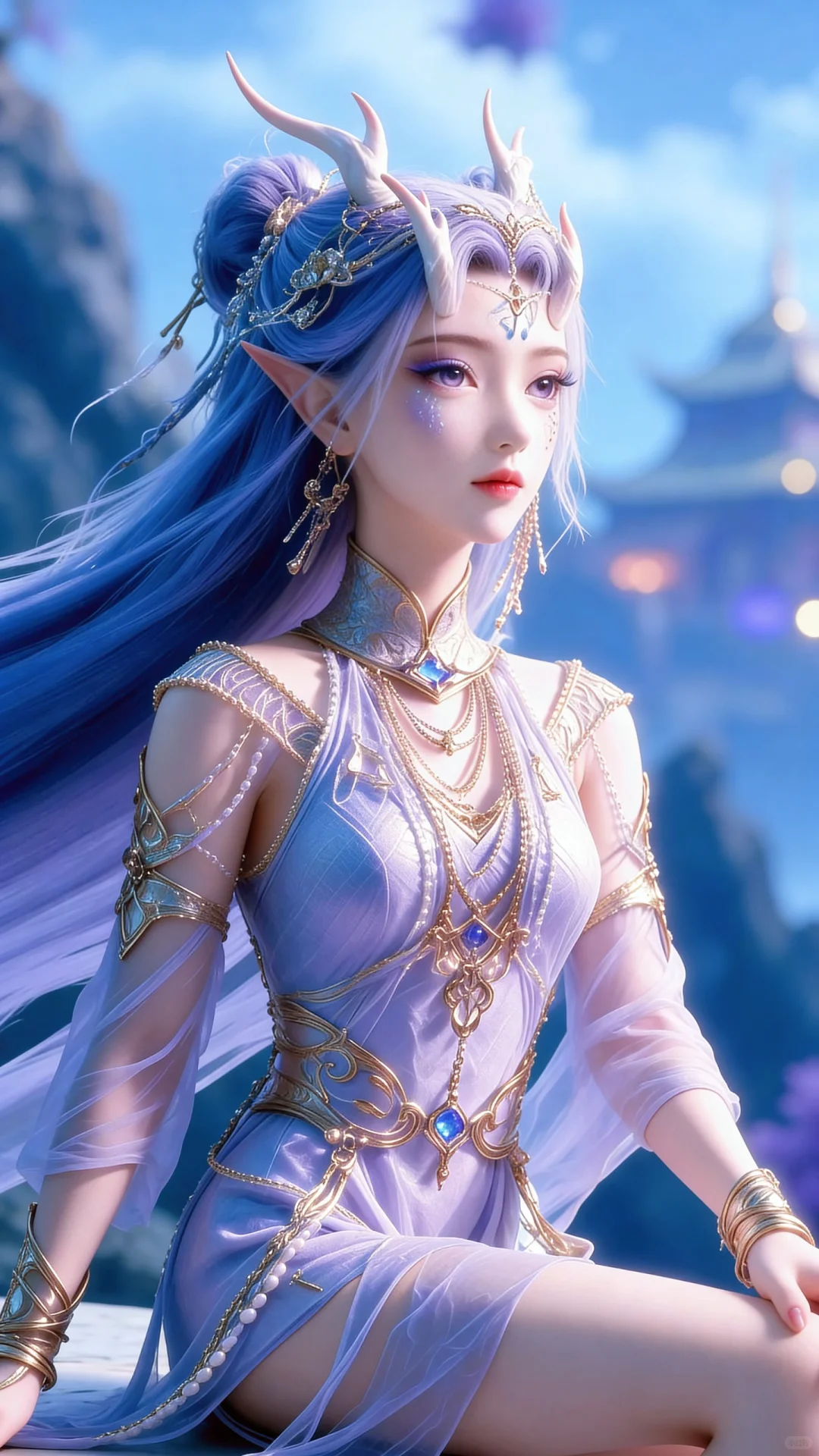 女神记｜封念云百炼成神动漫壁纸国漫AI美女