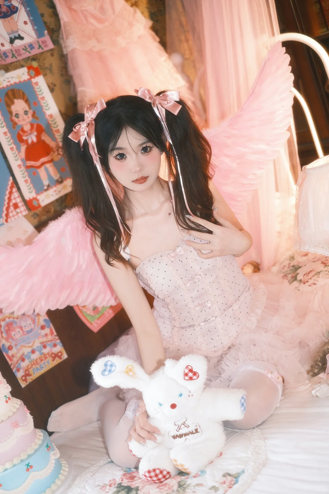 梦幻少女核，粉色💕小天使👼🏻 | 西安约拍