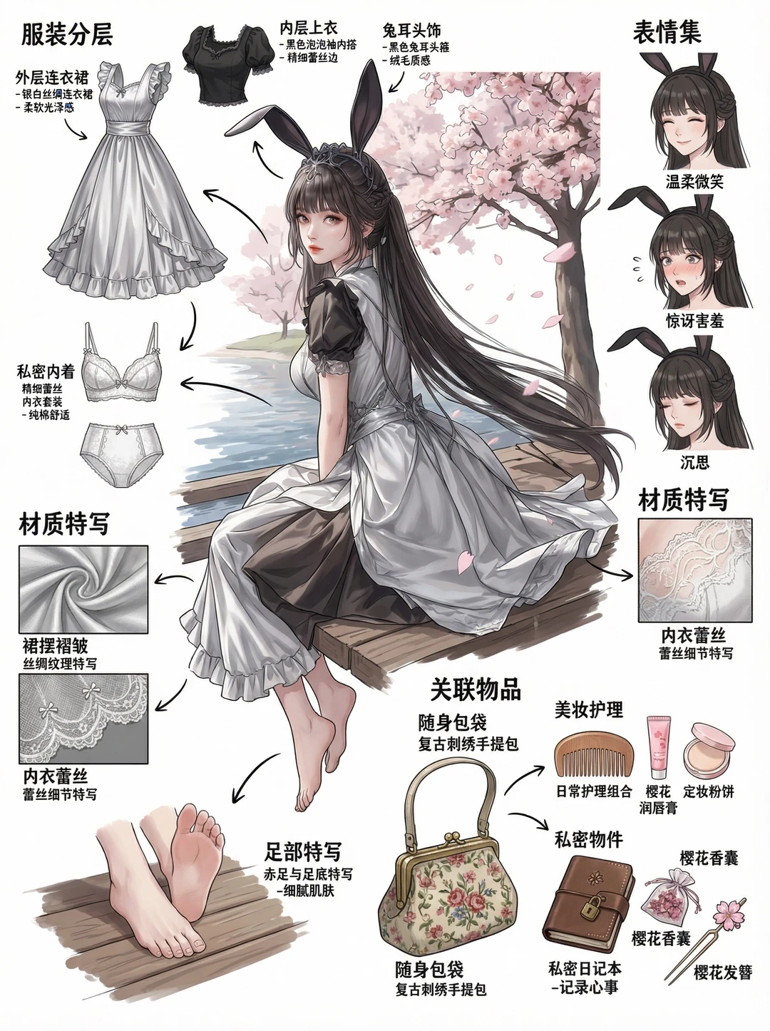 国漫角色像素拆解