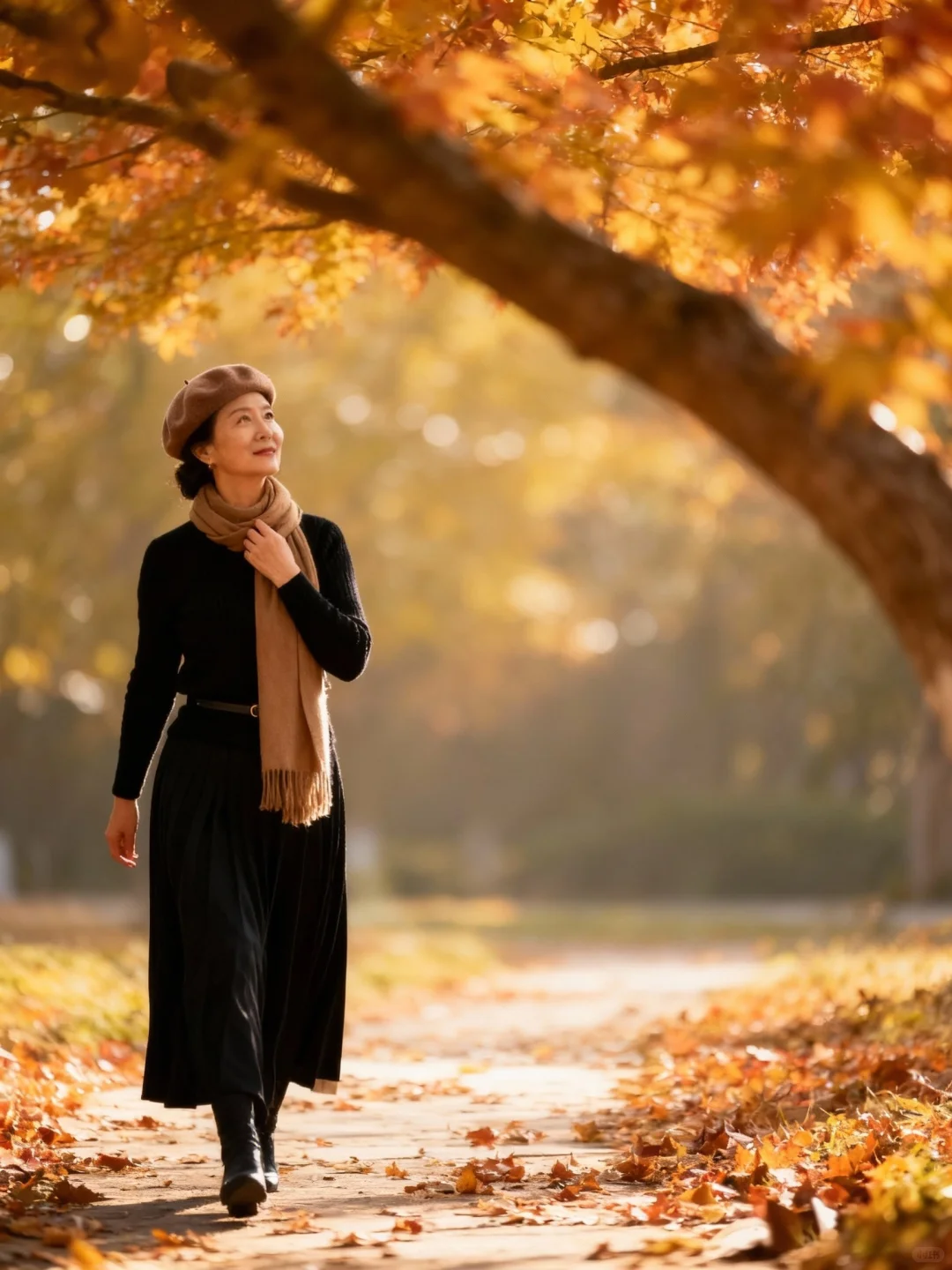 50+枫叶氛围拍照 风韵自成