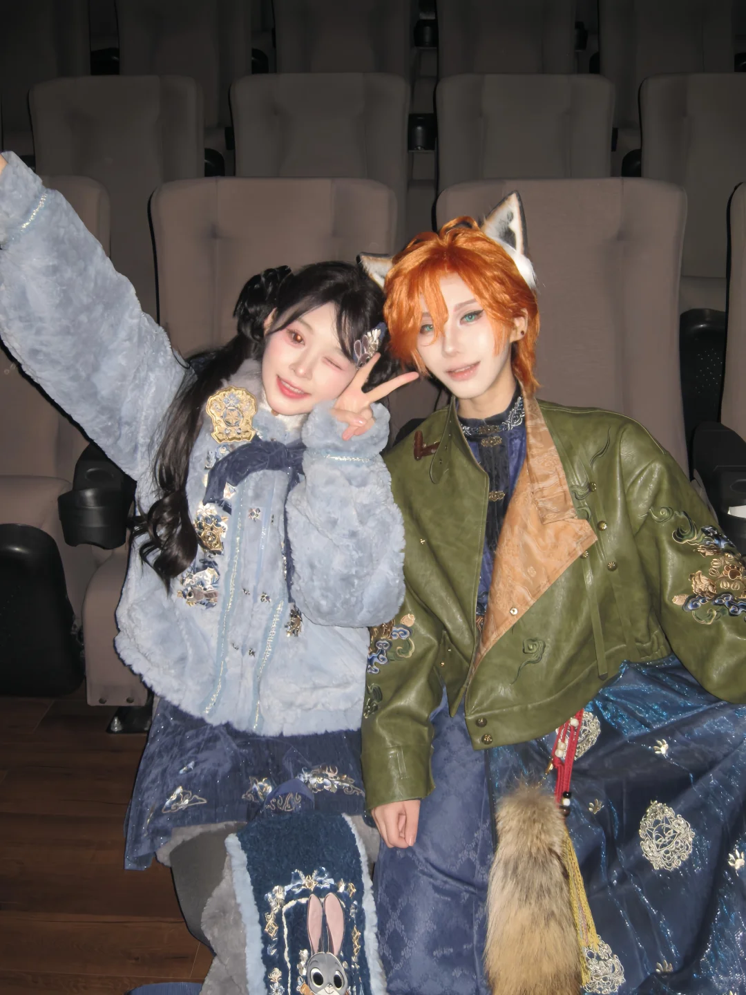 跟coser朋友去看了疯狂动物城！！