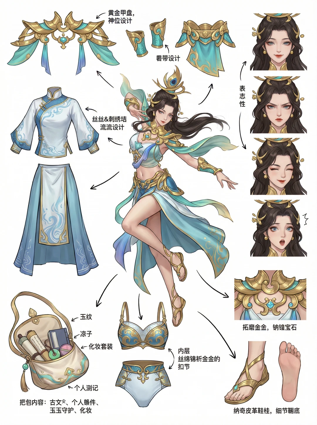 绿色系国漫角色像素拆解来了