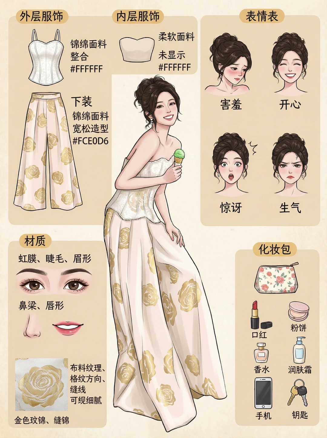 尖叫之夜女明星造型像素级拆解