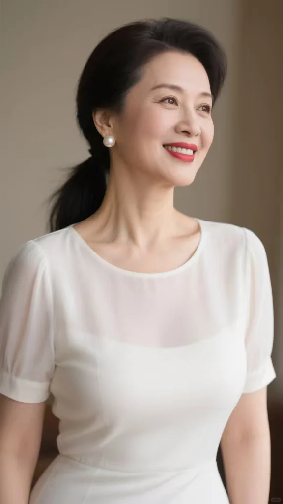 成熟魅力秘诀，48岁阿姨的气质把控