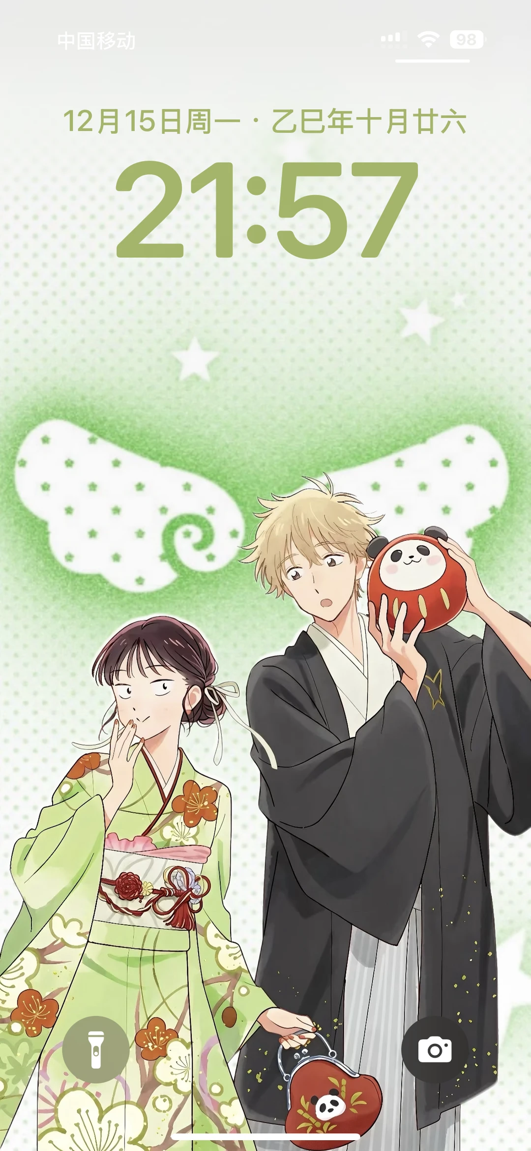 换上新壁纸(✪ω✪)