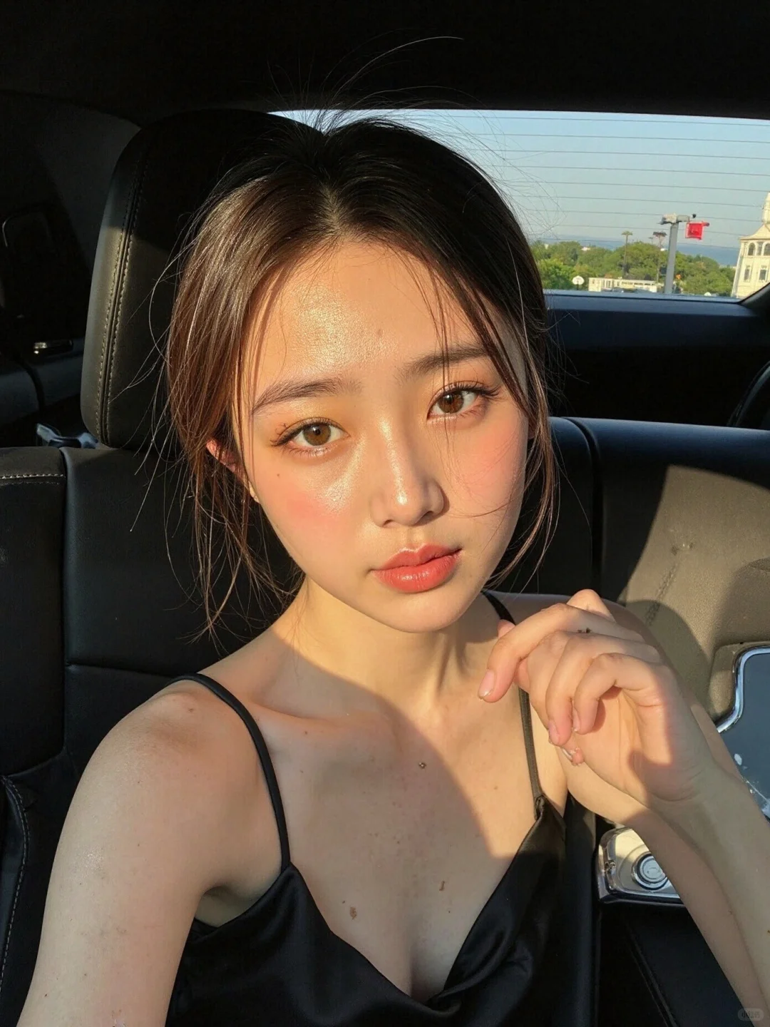 夕阳下的氛围感、你越淡，人越美，越迷人