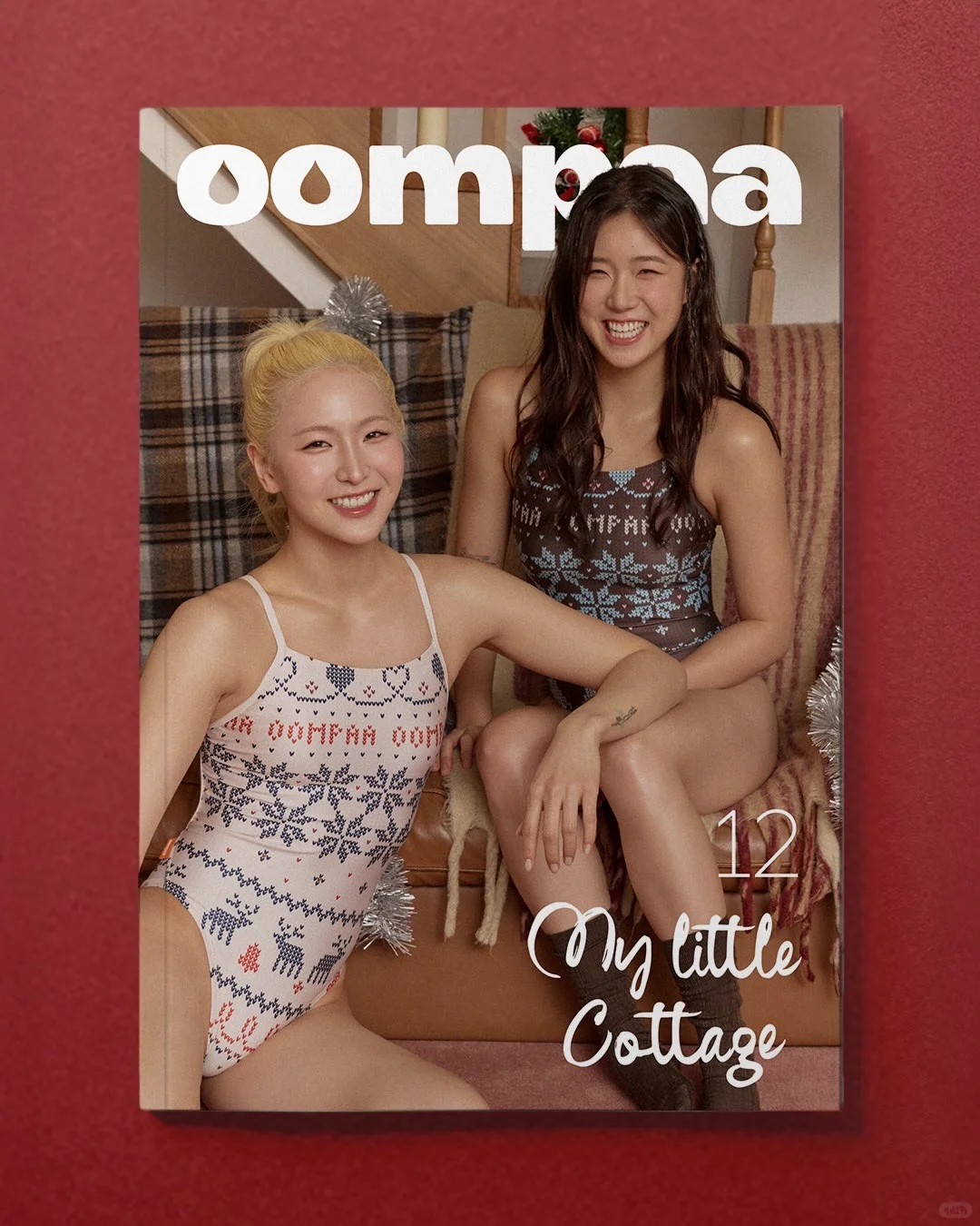 oompaa圣诞系列泳衣.在泳池里过圣诞节