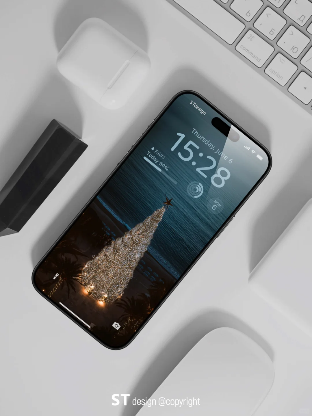 海边圣诞｜圣诞壁纸/高级氛围感/iphone17