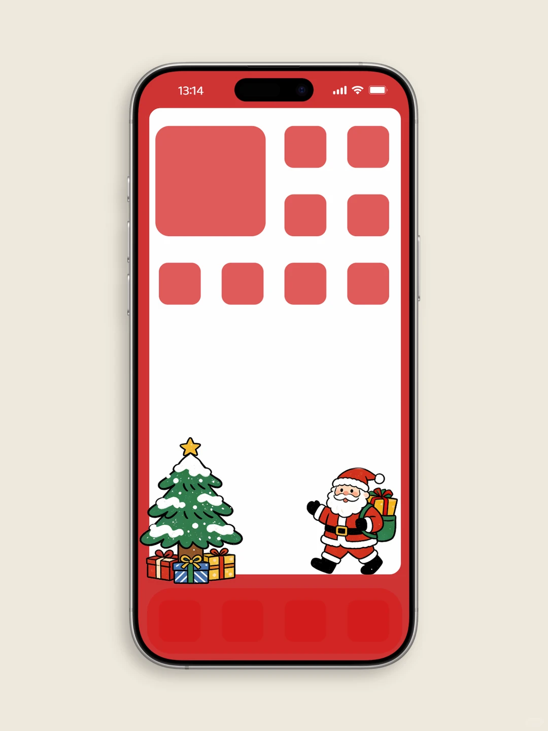 壁纸 | 超可爱的圣诞手机锁屏！🎄