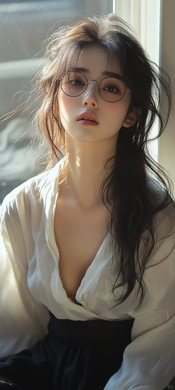 穿上了你喜欢的白衬衫