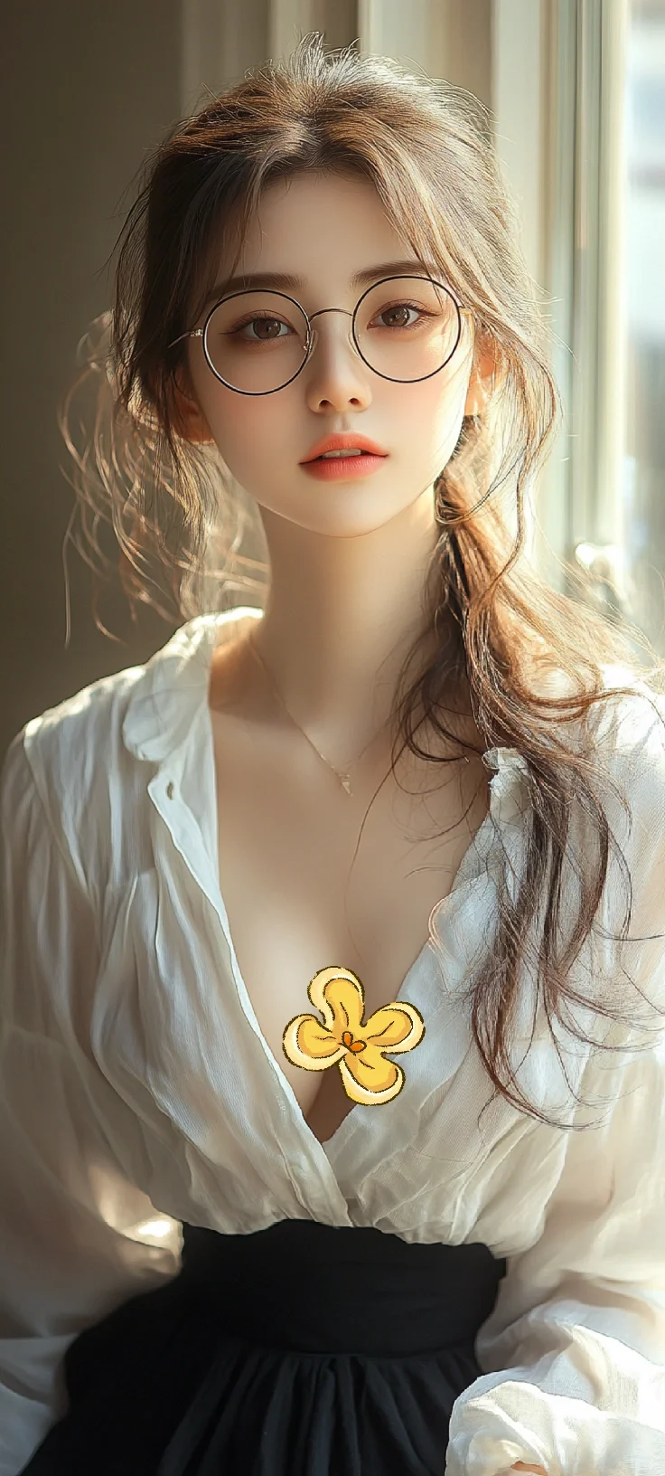 穿上了你喜欢的白衬衫