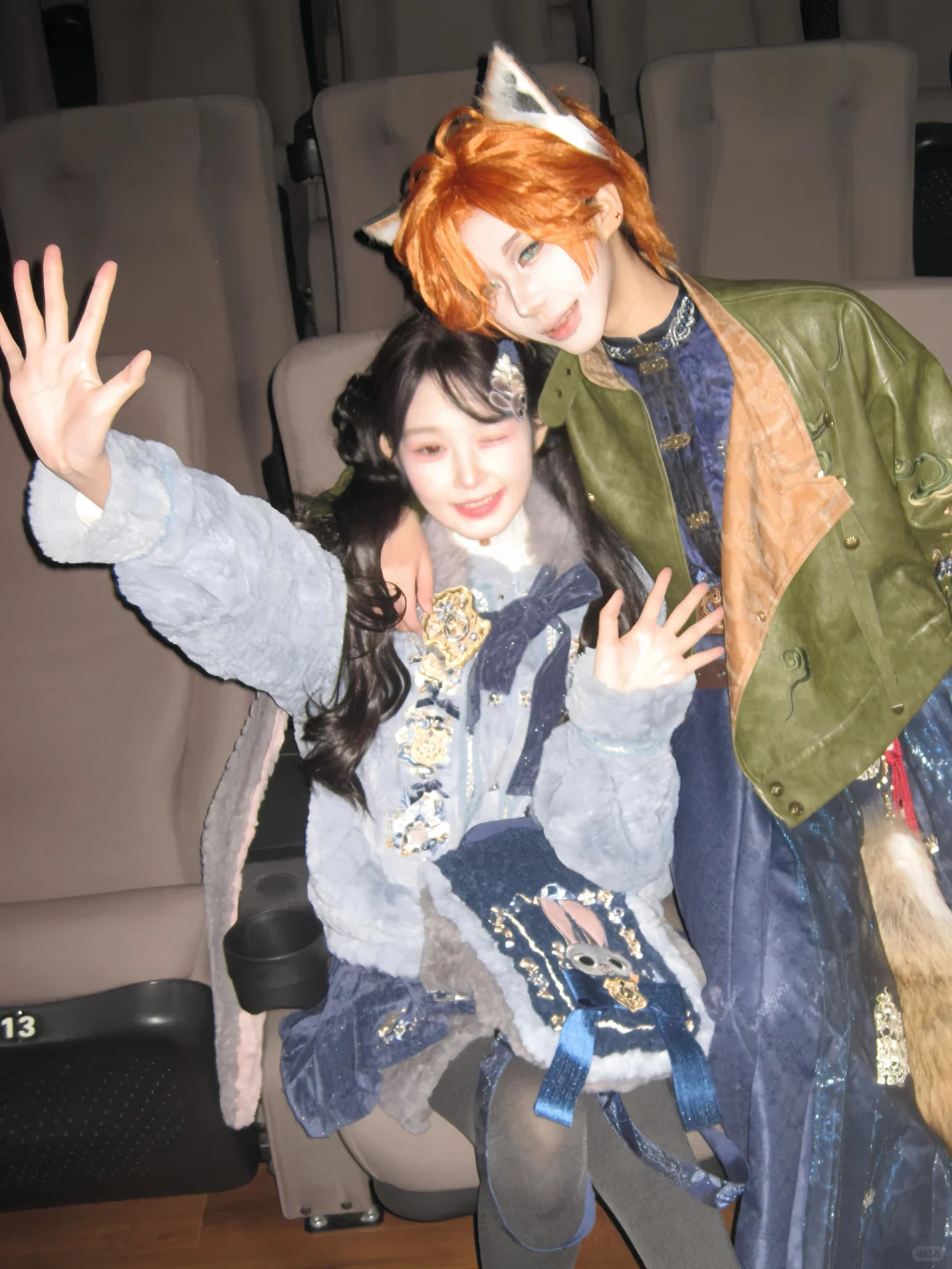 跟coser朋友去看了疯狂动物城！！