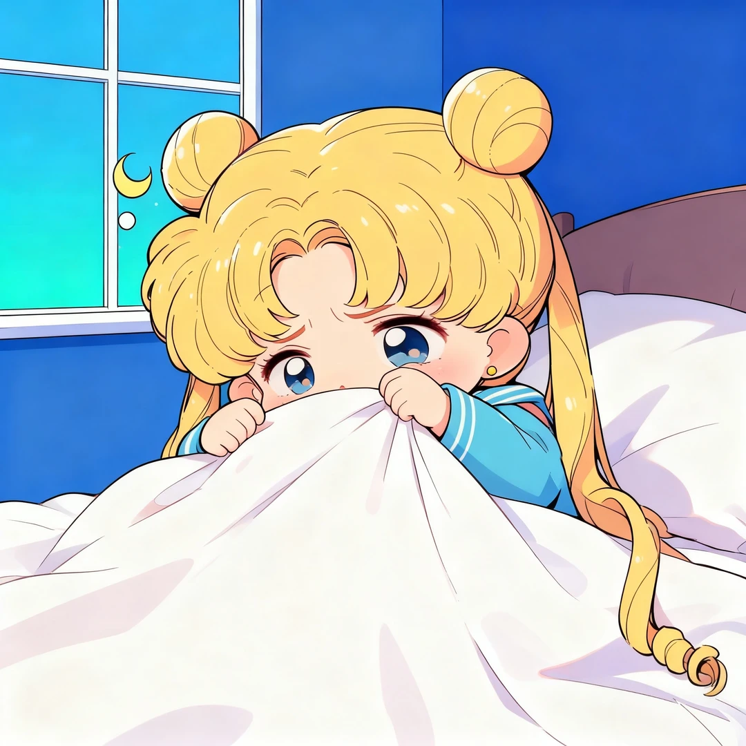 月亮不睡我不睡，我是秃头小宝贝｜美少女