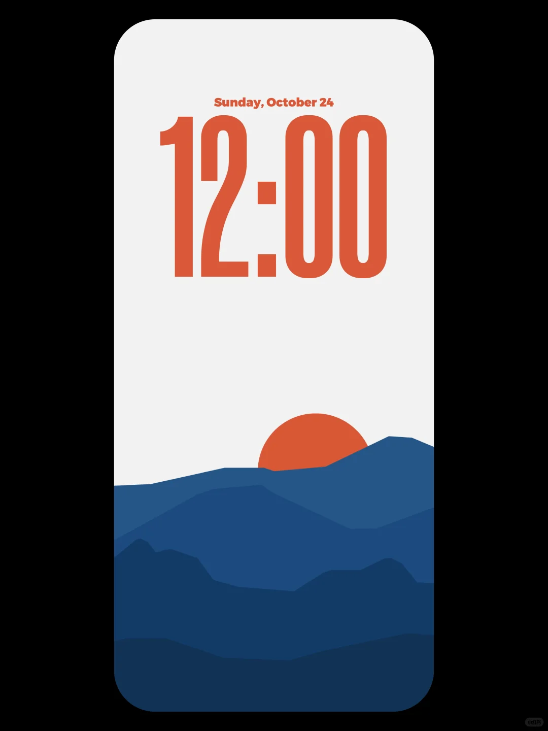 时刻都能看到日出多好｜简约壁纸