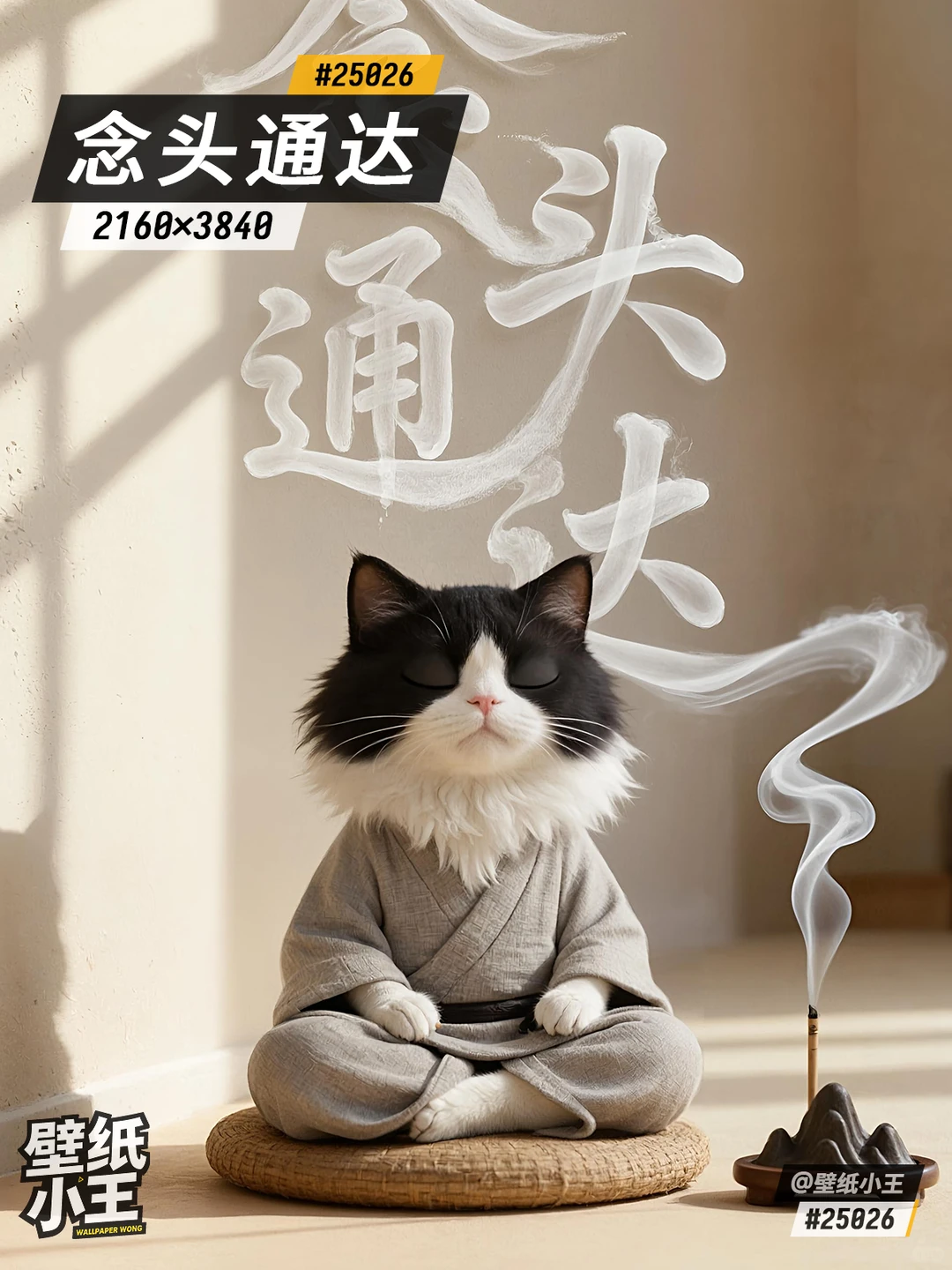 25026丨念头通达丨4K壁纸