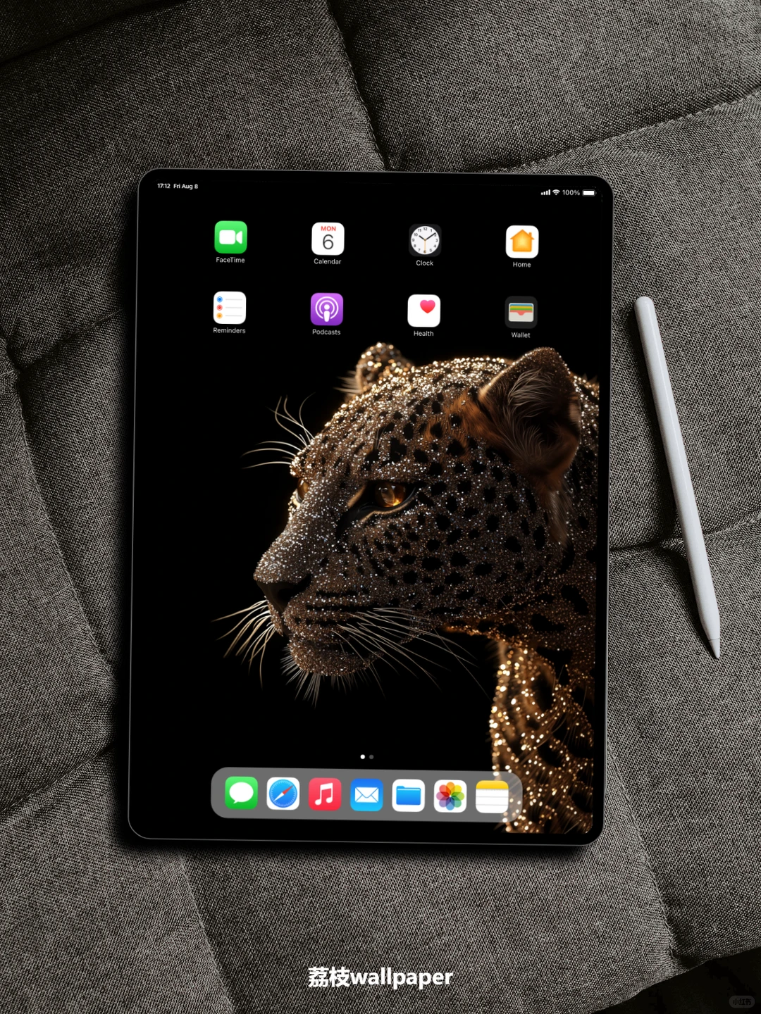 057｜简约高清ios26壁纸｜钻石豹