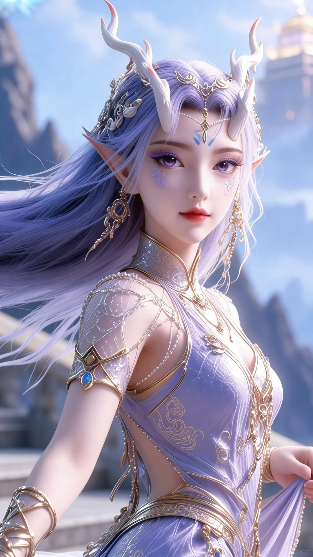 女神记｜封念云百炼成神动漫壁纸国漫AI美女