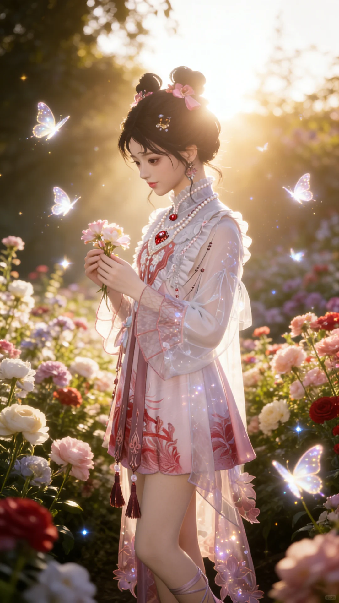 少东瓜花园戏蝶」燕云拍照ai指令