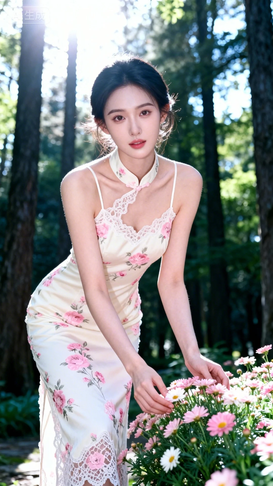 婀娜多姿的身材，风情万种的女人。