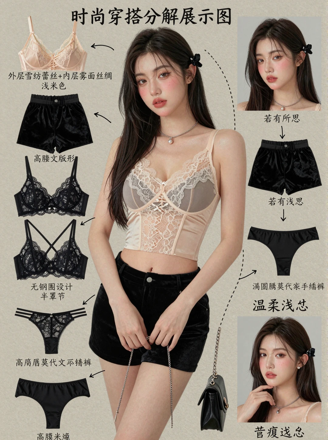 OOTD | AI内衣穿搭拆解分析