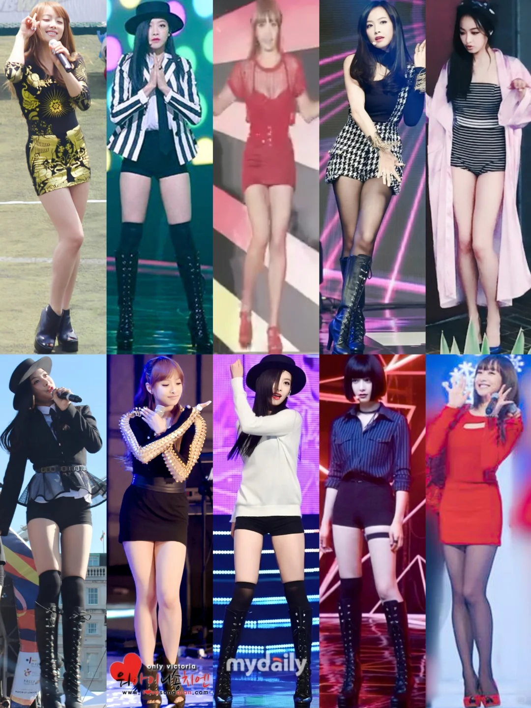 复习一下Victoria时期宋茜的名品美腿