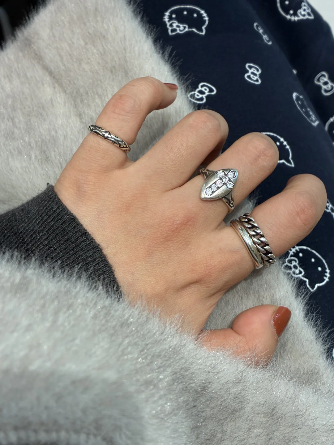 🤍一些韩女味很浓的尾戒合集～💍