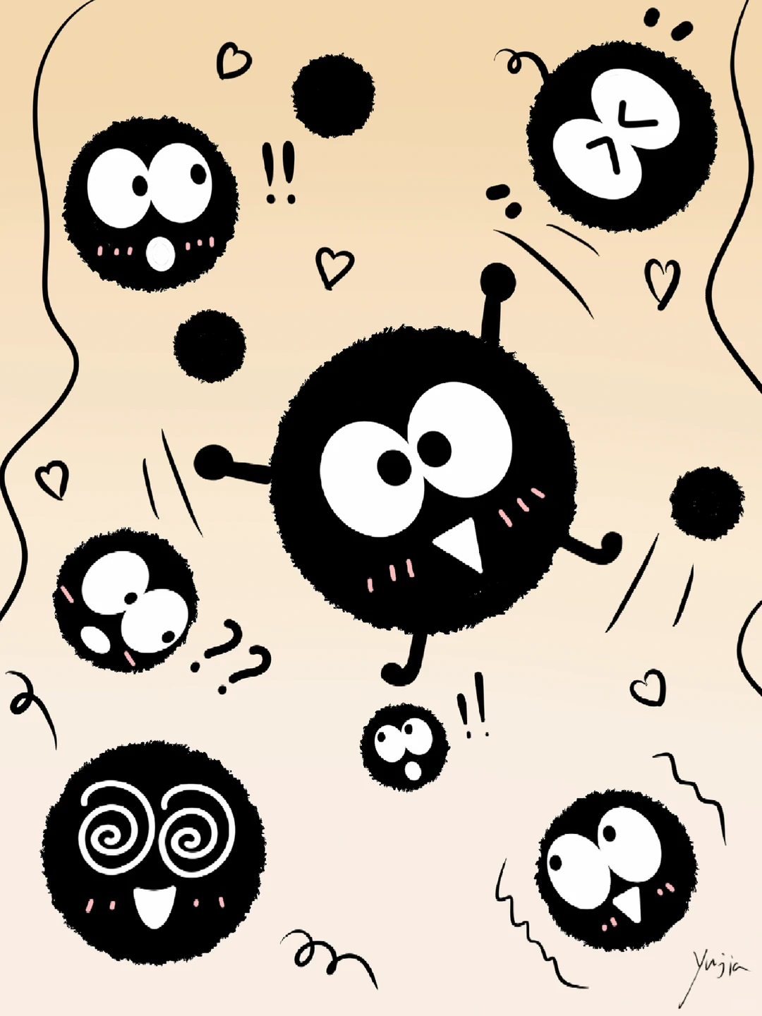 画世界Pro｜可爱煤球壁纸