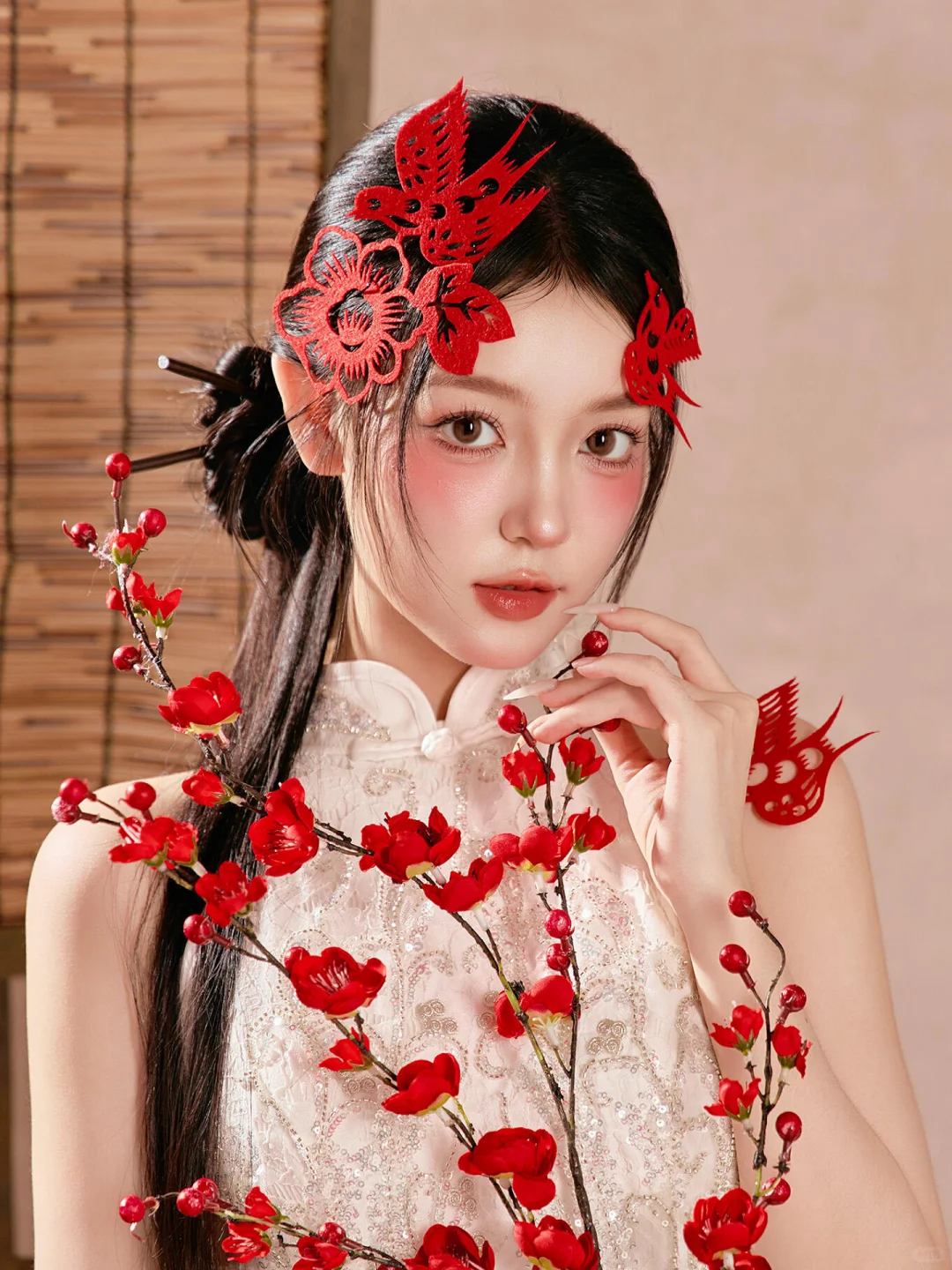 长沙有想拍这个新年风格的宝宝吗（女摄咆哮）